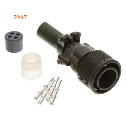 CA3106E18-10P-B-F80 -原装[CONN PLUG W/PINS 4POS插头，公引脚