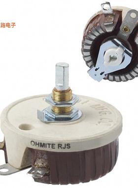 RJSR50E -原装[POT 0.5 OHM 50W WIREWOUND LINEAR0.5