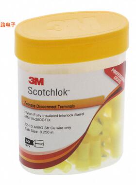 MNI10-250DFIX-BOTTLE -原装[CONN QC RCPT 10-12AWG 50PCS标准