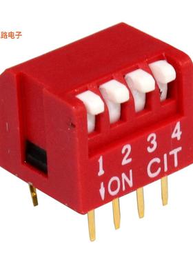KP04R -原装[SWITCH PIANO DIP SPST 0.025A 24VSPST