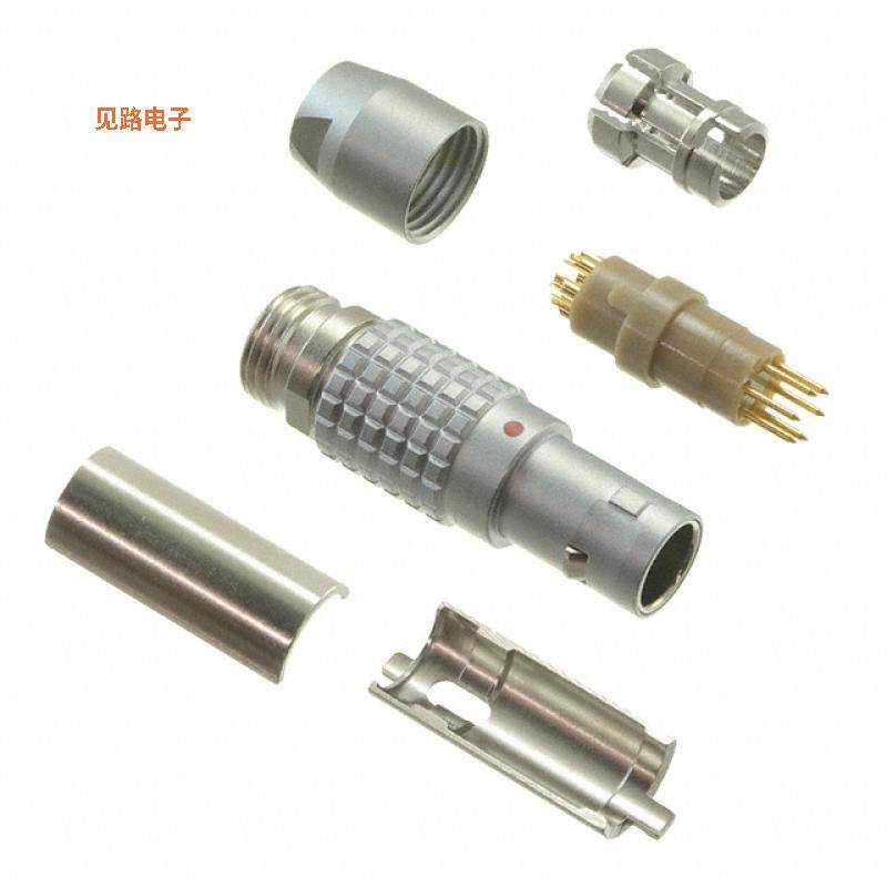 FGG.0B.306.CLAD56 -[全新CONN PLUG MALE 6P GOLD SLDR CUP]