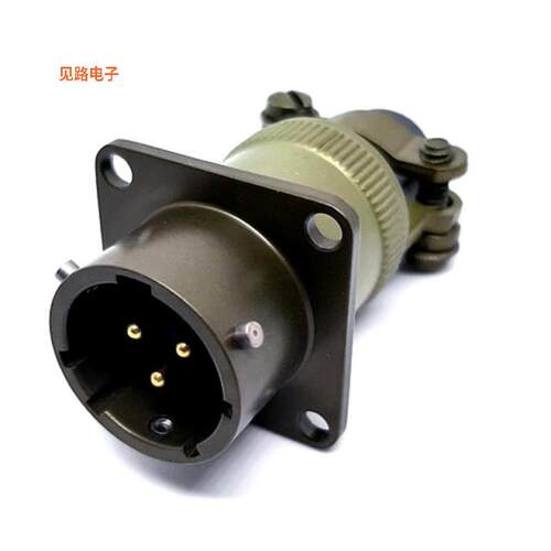 MSW00A12-3P-SR -原装[WALL MOUNT RECEPTACLE插座，公形引脚