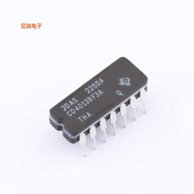 CD4013BF3A -原装[CD4013B-MIL CMOS 双通道 D 类触发器触发器