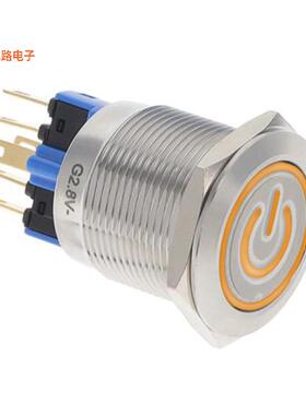 PV7F2Y0SS-3K1-M03-3FLATS -[全新SWITCH PB DPST-NO/NC 2A 48V]