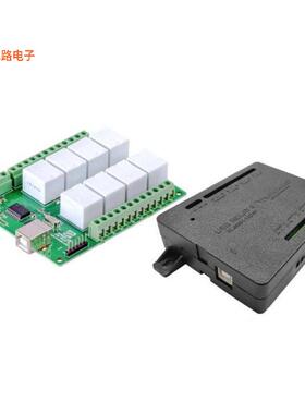 RL80001-24E -原装[Enclosed 8 Ch USB Relay  -24VA
