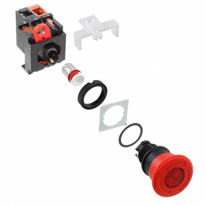 A22EL-M-12A-01 -[全新SW E-STOP TWIST RESET 10A 110V]