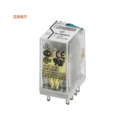 2903670 -原装[RELAY GEN PURPOSE 4PDT 6A 24V可插