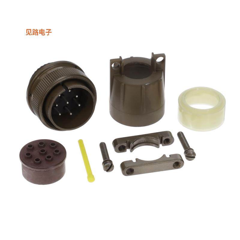 MS3106E22-18P -原装[MIL-5015 MS/AC THREADED PLUG插头，公引脚