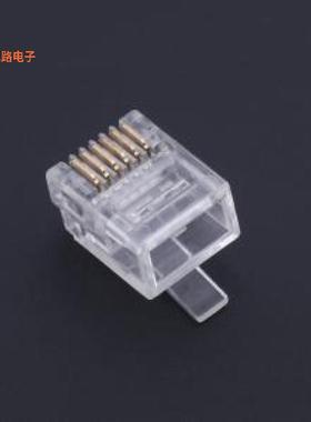 FMP05-101B -[全新水晶头6P6C 镀金1u