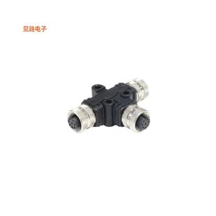 全新CONN M12 PXPPVC12TSFF04AFBBFB SPLIT 4POS