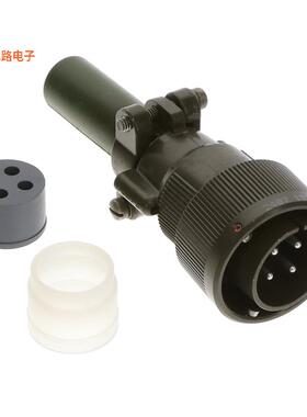 CA3106E20-4P-B -原装[CONN PLUG W/PINS 4POS插头，公引脚