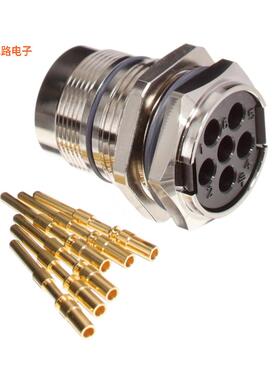 LJ23-06PMMC-SF7002 -[全新M SERIES, M23, 28A, 06 PINS, REC]