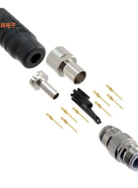 1-2823447-3 -原装[CONN PLUG MALE 8POS GOLD CRIMP插头，公引脚