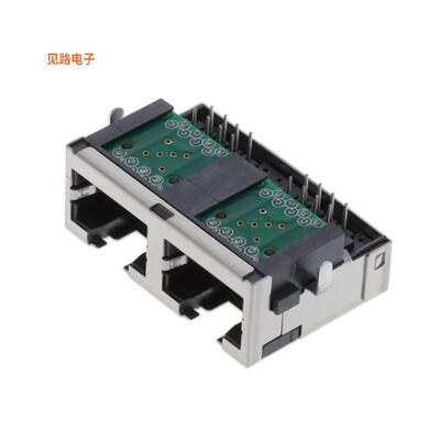 RJE722886401 -原装[8P8C, RA, RECESSED PROFILE, TWO插孔