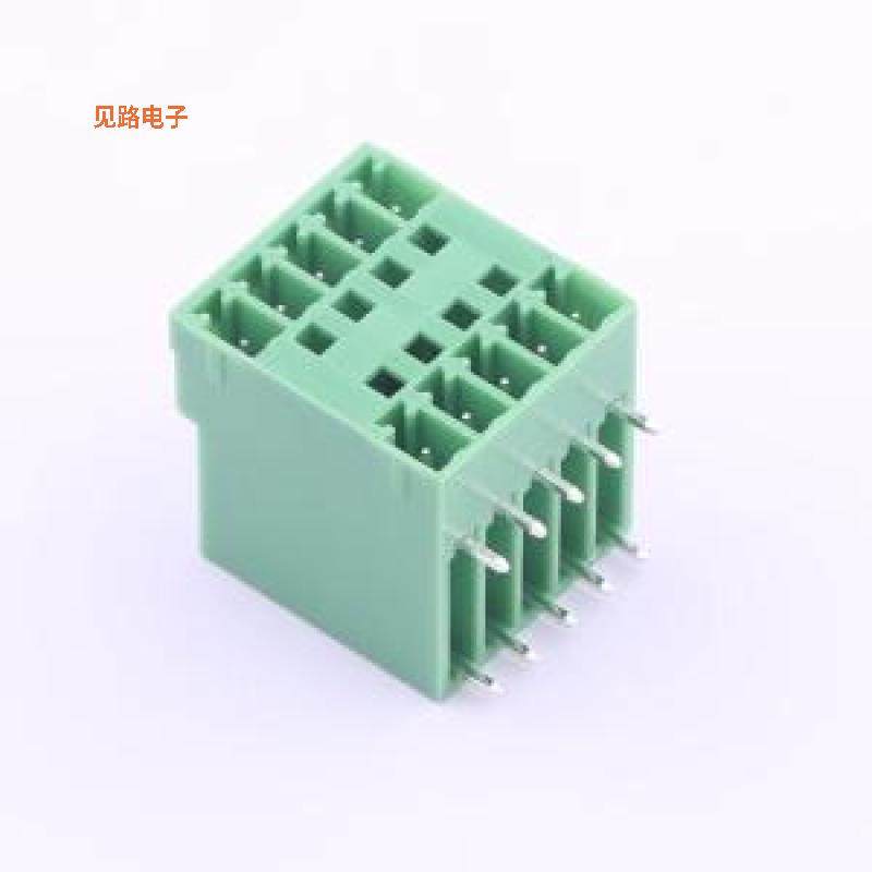 KF2EDGRH-3.81-2*5P -[原装插拔式接线弯插,P=3.81mm