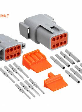 ATM8PS-CKIT -原装[CONN PLUG&RCPT 8P CRIMP 16-22