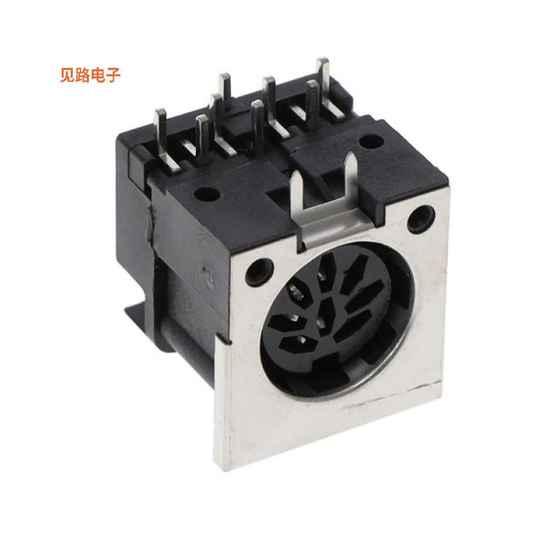 62PC8FS -原装[CONN RCPT FMALE DIN 8POS SOLDER插座，母型插口