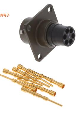 PT02SE-10-6P -[全新CONN RCPT MALE 6POS GOLD CRIMP]