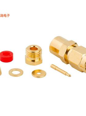 132124 -原装[CONN SMA PLUG STR 50OHM SOLDERSMA