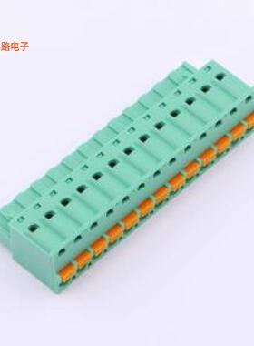 MX2EDGKD-5.08-13P-GN01-Cu-A -[全新绝缘材料：PA66（UL94-V0）]