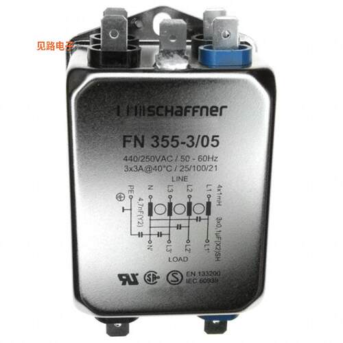 FN355-3-05 -[全新LINE FILTER 3A CHASSIS MOUNT]