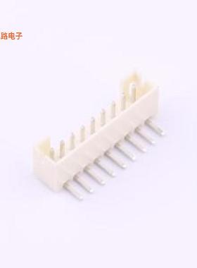 JS20T-S09PHW-00 -[耐高温料插件,P=2.0mm线对板针座