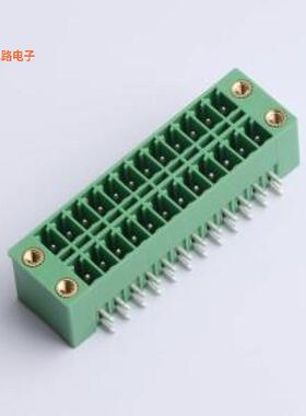 DB2ERHBM-3.5-2*12P-GN -[原装插拔式接线弯插,P=3.5mm