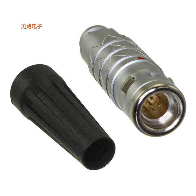 FLKC-10FGMS-GCP-213 -[全新CONN PLUG MALE 10P GOLD SLDR CUP]