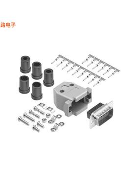 DCT-15MP-KIT -原装[CONN D-SUB PLUG 15POS CRIMPD-Sub
