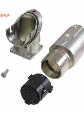 1628496 -原装[CONN RCPT HSG MALE 17P PNL MT RA插座外壳