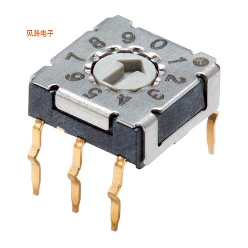 RDS-10S-7229-A-CR -[全新SWITCH ROTARY DIP BCD 0.1A