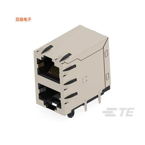 2501552-8 -原装[RJ45 JACK THR 10/100 R/A 2X1插孔
