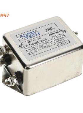 PLF-21D4-20A-Q-5 -原装[LINE FLTR 115/250VAC 20A PANEL单相