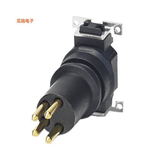 1412249 -原装[CONN MALE INSERT 4POS SOLDER插件，公形引脚