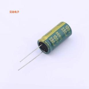 直插铝电解插件 RC100M331LO13 原装 2A1E D13xL25mm 25TH