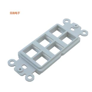 全新Wallplate Wht DEC Keystone Decora