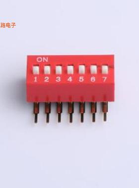 DA-7-R-T -[DAE 90度弯脚插件侧拨插件,P=2.54mm拨码