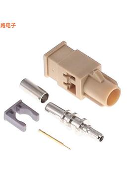 FK0MIDK -原装[FAKRA GEN 1 CODE I BEIGE MALE PLSMB，Fakra