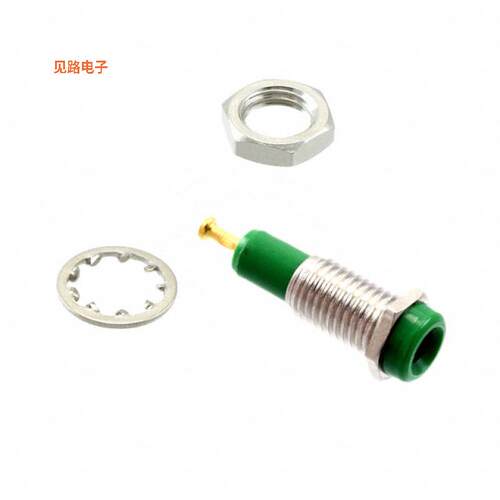 105-0204-200 -原装[CONN TIP JACK TURRET GREEN尖头插孔