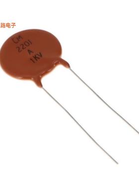 561R10TCCT22 -[原装CAP CER 220PF 1KV NP0 RADIAL插件