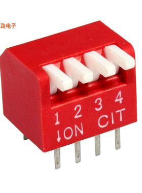 KP04ET -原装[SWITCH PIANO DIP SPST 0.025A 24VSPST