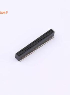 KH-1.27FH-2X22P-H4.3-SMT -[原装排母SMD,P=1.27mm