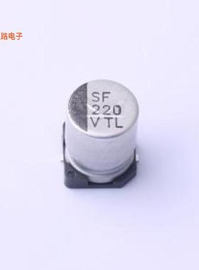 35TLV220M8X10.5 -[原装贴片型铝电解电容SMD,D8xL10.5mm