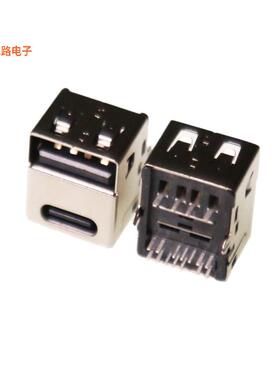 CU3614SADCLA002-LF -[全新USB DUAL STACK: TYPE A AND TYPE]