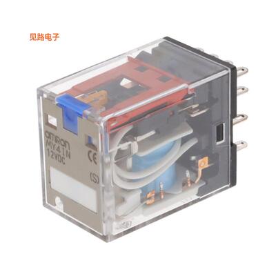 MY4IN DC12 (S) -原装[RELAY GEN PURPOSE 4PDT 3A 12V可插