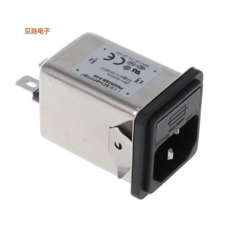 FN9262SB-6-06 -[全新PWR ENT MOD RCPT IEC320-C14 PNL]