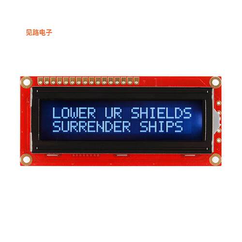 18160 -[全新SPARKFUN BASIC 16X2 CHARACTER LC]