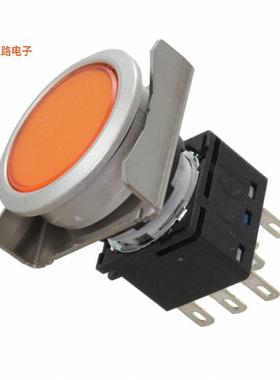 LBW6ML-M1T64A -原装[LBW FLUSH ILLD PB MOME. AMBER前面板安装