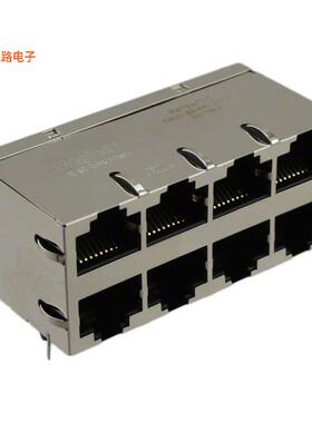 0811-2X4R-28-F -原装[CONN JACK 8PORT PCBRJ45