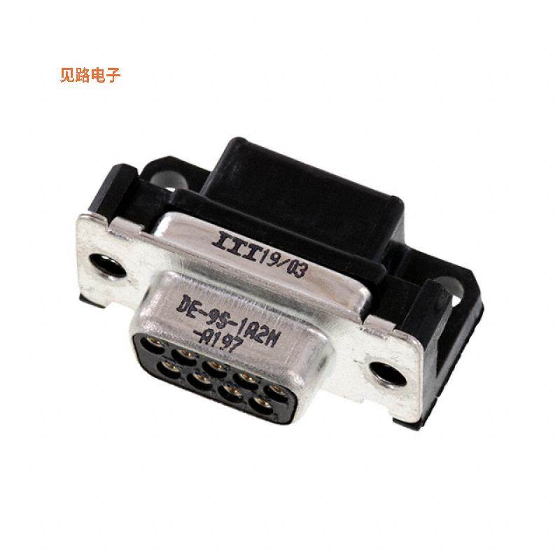 DE-9S-1A2N-A197 -原装[CONN D-SUB RCPT 9POS R/A SOLDERD-Sub